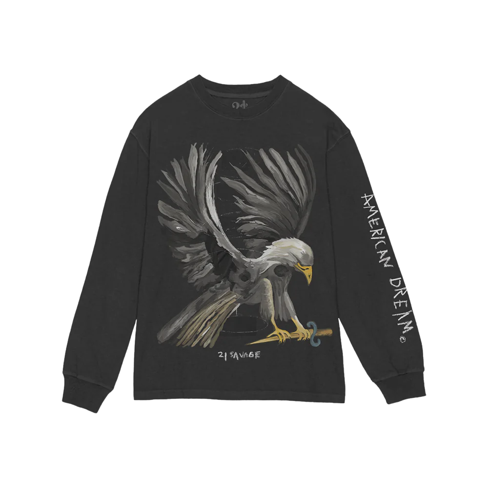 21 Savage - Eagle Long Sleeve Tee