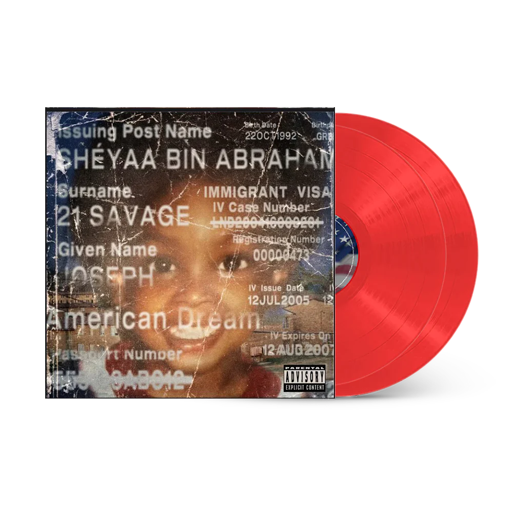 21 Savage - american dream Translucent Red 2LP